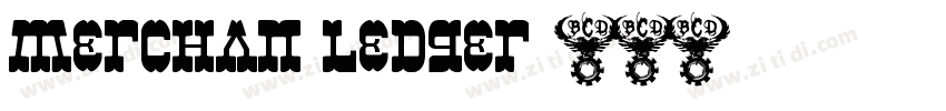 merchan ledger字体转换
